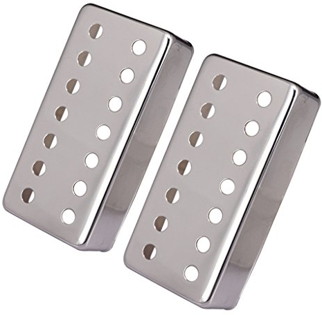 SDENSHI 2 Teile / Paket Humbucker Pickup Covers Für 7 String E Gitarre Zubehör - Silber