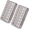 SDENSHI 2 Teile / Paket Humbucker Pickup Covers Für 7 String E Gitarre Zubehör - Silber