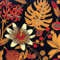 HEKO PANELS Oxford Wasserdichte Meterware Canvas Polyester Stoff Zum Nähen, Möbel- und Dekostoffe, Handwerken, Wasserabweisend, Blickdicht, Blätter Monstera 100 x 155 cm