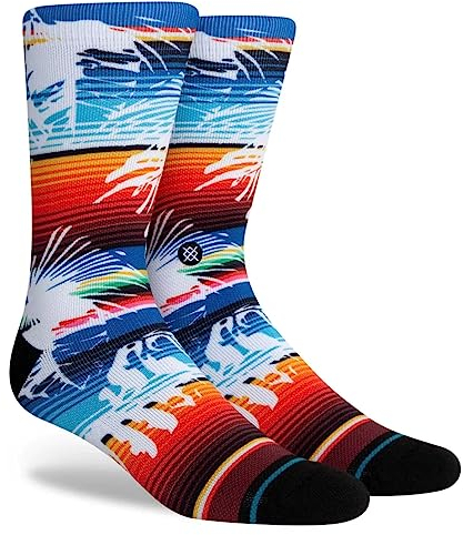 Stance - Crew Socks - Wade Collection (Palmenstreifen, Groß)