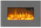 Sureflame WM-9541 Electric Wall Mounted Fire with Remote in Grey, 26 Inch