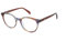Tous PANTOS Cellulose acetate Brillen in Shiny Striped Red/Azure für Damen, Brille mit Sehstärke, optional mit Sonnenbrillen tönung oder Blaulichtfilter (Modell VTOB54)