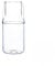 Ensemble de carafe à eau de chevet avec verre à gobelet, carafe à eau de nuit avec verre, carafe de chevet avec gobelet, pichet à eau en verre transparent pour chambre à coucher, cuisine (360 ml)