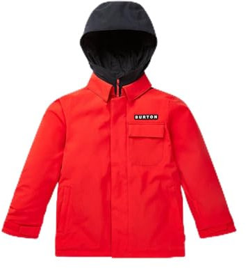 Burton - Skijacke / Snow Boys Uproar 2l, Grün, für Jungen – Größe L – Grün, rot