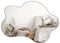 Muzilife Asymmetrischer Rahmenloser Spiegel zum Aufhängen, 58 x 82cm Unregelmäßiger Großer Wandspiegel mit MDF-Rückwand, Dekorativer Ganzkörperspiegel für Wand Wohnzimmer Bad Flur Eingang, Deko