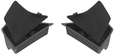 2 Stück TPE-Kofferraum-Aufbewahrungsbox mit Abdeckung, Organizer für Tesla Model 3 Highland 2024, Heckklappe, Kofferraum-Organizer, Trennwand, Dekoration, Zubehör