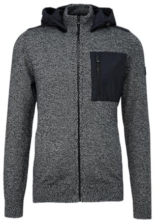s.Oliver Kapuzen-Strickjacke im Fabricmix Navy M