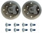 1 Paar schnell austauschbare Snowboardbindungs-Montageplatte, Durchmesser 98,5 mm, Disc Strap-In Technine mit Befestigungsschrauben