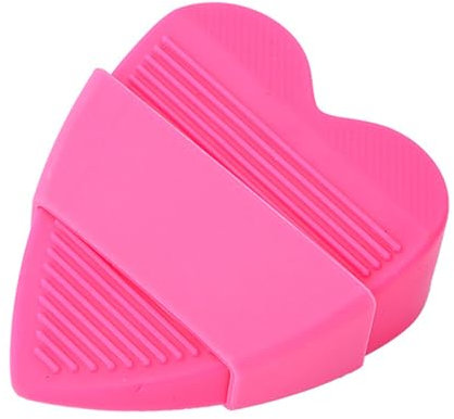 Door Stop, Decorative Heart Shaped Non-Slip Door Stop, Non-Scratch Door Stop Special, Door Stop for Home Office School (Red)