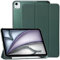 GOZOPO Funda para iPad Air 13 Pulgadas M3 2025 & M2 2024, iPad Pro 12.9 (2022-2018 Modelos), Funda Delgada y Ligera con Soporte para Lápices, Encendido y Apagado Automático, Verde Oscuro