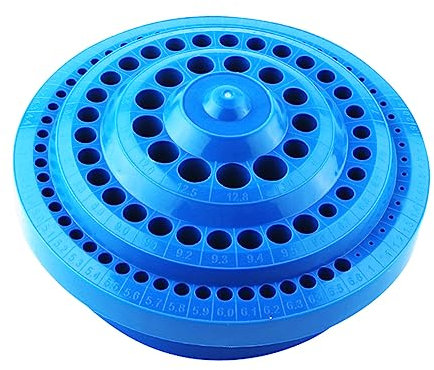 KITANDOVE 1pezzi Scatola Porta Punte Trapano Multifunzionale Blu Vassoio Salvaspazio Per Punte Da Trapano Contenitore Organizzatore Per Officina Design Compatto e Resistente Ottimizza Tuo