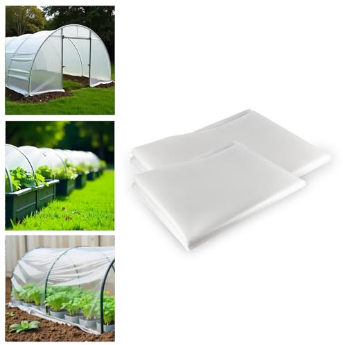 MODO AGRO Plástico Invernadero traslúcido agrícola. Plástico Especial Agricultura y protección huertos Plantas Exterior Ideal para invernaderos huertas y Jardines (1.6X30)