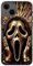EZB Scream Ghost Face iPhone Compatible Phone Case | Flexible Shock Absorbent Edges Unique Horror Pop Art Red & Gold Hard Phone Cover | Ghostface Scream (iPhone 14 Pro Max)