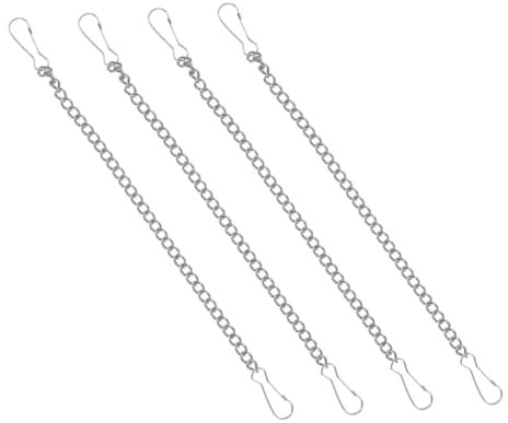 MOBUTOFU 4stücke Edelstahlketten Zum Aufhängen Von Pflanzen Metall-hängekette Für Garten Und Außenbereich Robuste Dekokette Für Pflanzgefäße Und Ornamente