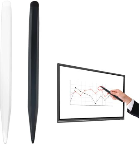 CULEO Punteros para móviles,2 lápices ópticos integrados, uno grande y otro pequeño de doble punta, unidos magnéticamente para un control táctil preciso