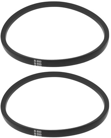 Briny River Lot de 2pcs Courroies de Transmission pour Tondeuse à Gazon 754-04002 954-04002 578453624 Compatible avec Bolens - 650F 662F 662G 683G 683H 80,7x1,6x1cm
