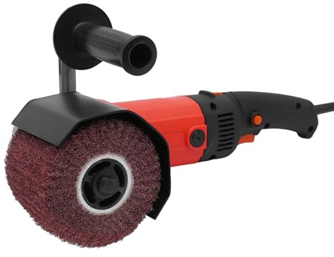 Poliermaschinen,Satiniermaschine Holz,1580W Bürstenschleifer Polieren,Bürstmaschine 220v,Staubschutzhülle,Externer Kohlebürstenanschluss,Kann in Haushalten,Autowartung,Werkstätten,Fabriken