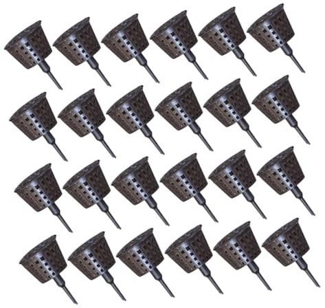 30pcs Bonsai Fertilization Holder Plastic Nursery Basket with Lid