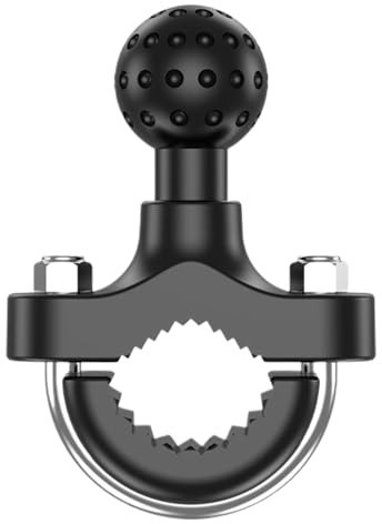 Motorrad-Kugelkopf-Halterung, 17 mm, rutschfester Spiegel-Adapter, wasserdichte Action-Kamera-Halterung für und Radfahren, robuste Aluminium-Legierung, Drehbasis für Outdoor-Sportarten, sichere
