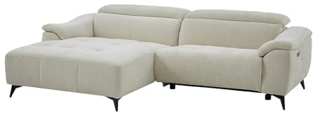 Vente-unique - Relaxsofa 4 Climota - Polyester - beige