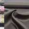 MAGAM-Stoffe Finewa Futter Seide Uni Futterstoff Meterware 50cm (05. Dunkelbraun)