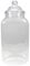 A clear, empty plastic jar with Vistorian-style screw lid - capacity 4430ml