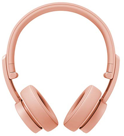 Urbanista Detroit Bluetooth On Ear Headphones [ FASHION CONSCIOUS ], Up to 12 Hours Play Time, Call-Handling with Microphone - Cheeky Peach