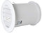 La Ventilazione ACT10CB Aircontrol Griglia Tonda con Valvola Termostatica per Clima Mite Diametro 128 mm, Bianco