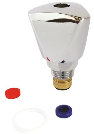 SOMATHERM FOR YOU, Tête universelle croisillon en laiton chromé M18/150 pour robinetterie - Profondeur de siège 20 à 32 mm - Compatible eau chaude et froide - Installation facile