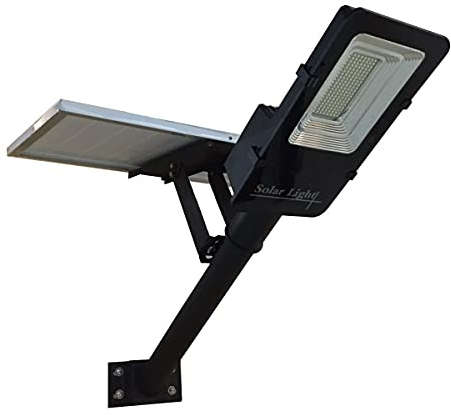 JANDEI LED-Solarlampe/Straßenlampe mit orientierbarem Solarmodul. 60W. 6000K. Für Außenbereich und Ion-Lithium Batterie. Mit Fernbedienung.