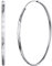 Silvora Große Creolen 70mm Ohrringe 925 Silber Creolen Ohrringe für Damen 70mm Diamond Cut Kreolen Hoop Silberfarbe Antiallergische Hoop Earrings Damen/Mädchenn