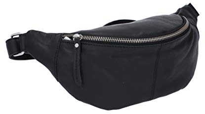 Gusti Bauchtasche Leder Cillian – Hüfttasche Herren & Damen aus Rindsleder – Stylische Bauchtasche Echtleder für Festival & Freizeit