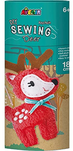 Avenir CH1625 Sewing Doll Deer, Mixed Colours Einhorn Nähpuppe Hirsch