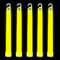 Ultra Packung 5 Gelb 6 Jumbo Leuchtstäbchen Power Knicklichter Glow in the Dark Farbe Leuchtstäbe Knicklichter Angeln Festival Zubehör Party Favors Leuchtstäbe Kinder Große Knicklichter