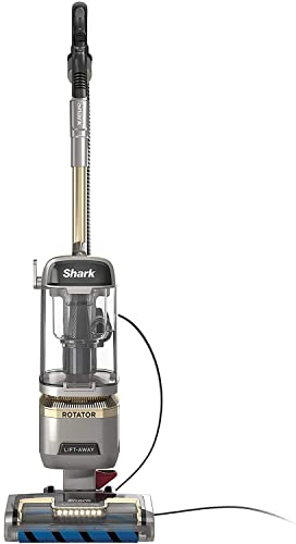 SHARK LA502 Rotator Lift-Away ADV DuoClean PowerFins Aspiradora Vertical con Cepillo autolimpiable, Potente Recogida de Pelo de Mascotas y Filtro HEPA, Plata