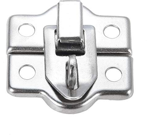 2 Pcs Jewellery Boxes Toggle Clasp Latches, Wooden Cases Latches Clasps Suitcase Toggle Catch Clasps Small Size Hasp Clasps with 40 Screws for Gift Boxes