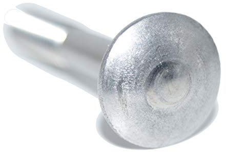 Lot de 6 vis de carrosserie M6 x 80 avec collet carré DIN 603 A2 en acier inoxydable