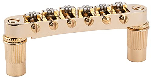 Musiclily Pro BM001 52mm Roller Sattel Brücke Tune-O-Matic Steg Gold | für LP SG Style E-Gitarre