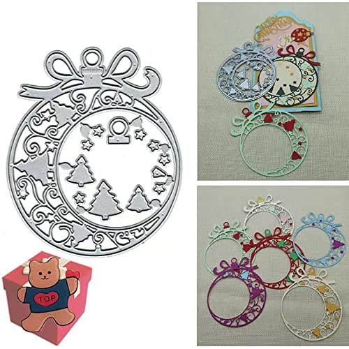 Schneeflocken-Hintergrund Layering Stanzformen für Kartenherstellung Weihnachten Ornament Stanzschablonen für DIY Scrapbooking