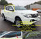 4 deflettori antivento e antipioggia per Mitsubishi L200/Triton/Strada/Warrior per Fiat Fullback 2015 2016 2017 2018 2019 2020 2021 2022 2023
