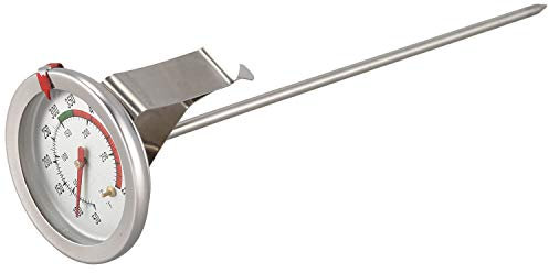 Handy 8 Inch Probe Deep Fry Meat Turkey Thermometer with 2 Inch Dial Steel for BBQ Grill Pot Pan Kettle 50℉-550℉(1 Piece) Vacuun Filter