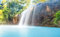 Cuadro en lienzo (50 x 30 cm), diseño panorámico de la cascada de Prenn en Vietnam (14642965)