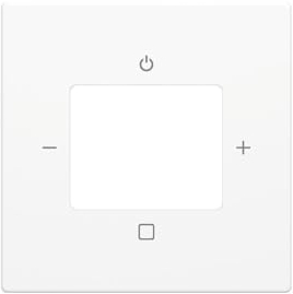 Busch-Jaeger 8252-884-101 Zentralscheibe für Busch-Radio DAB+ 8215 U-101, Btconnect DAB+ 8217 U-101 und iNet 8216 U Studioweiß matt future® linear 2CKA008200A0258