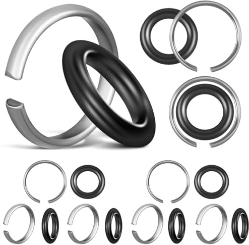 ULTECHNOVO 10Er-Set Sicherungsring Mit O-Ring Für Schlagschrauber-Steckschlüssel Ersatzringe Für Werkstatt Montage Und Austausch Einfache Installation 1.34 X 1.34 X 0.20 cm