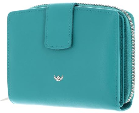 Golden Head Leder Geldbörse Madrid RFID Protect Billfold Coin Wallet Turquoise türkis