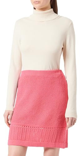 caspio Minigonna da Donna Lavorata a Maglia, 11026970-ca06, XL Gonna, Colore: Rosa