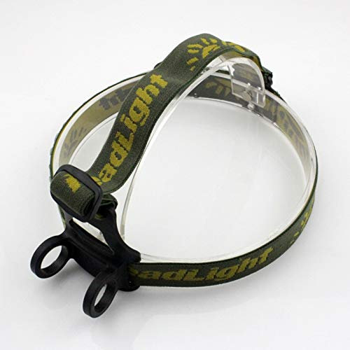 MUMUGUO 2 Pack 18650 Flashlight Clip Buckle Headband Adjustable Head Belt Head Strap Mount Holder Stand for 22MM-25MM LED Flashlight Torch Headlamp Light (As Pic5)