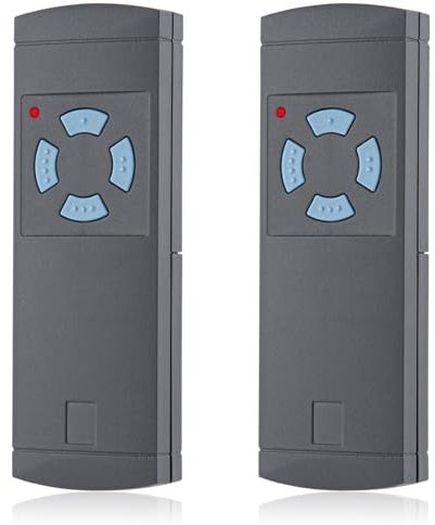 pepape 2 pièces Télécommande de Porte de Garage pour Hörmann HS4-868, HSE2-868, HSM4-868, Compatible avec Hörmann Blue Buttons 868.3MHz Télécommande pour Garage