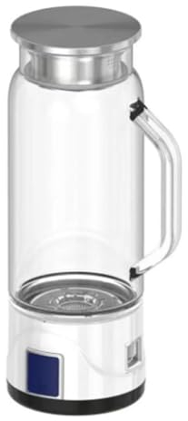 AMIUHOUN Vaso de generador de hidrógeno recargable, filtro de agua portátil, botella de agua rica en hidrógeno, ionizador, hervidor de agua H2