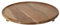 Spetebo Akazienholz Servierplatte rund natur - 37 cm - Holz Servierteller mit Füßen - Tablett aus Akazien Massiv Holz Wurst Käse Tapas Servier Teller Platte